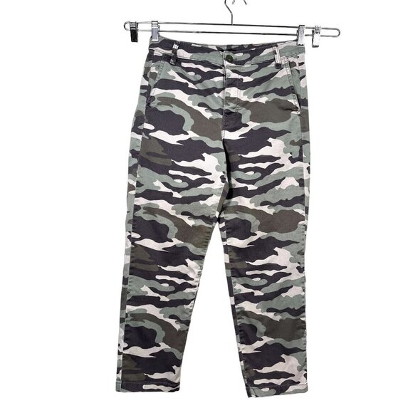 J. Crew Pants - J.Crew Slouchy Chino Boyfriend Pant in Green Camo size‎ 6